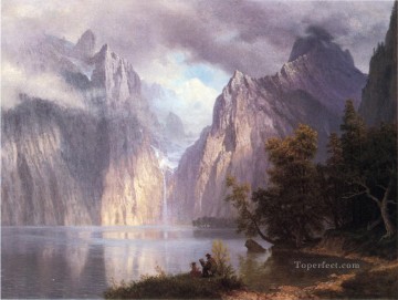  Nevada Obras - Escena en Sierra Nevada Albert Bierstadt